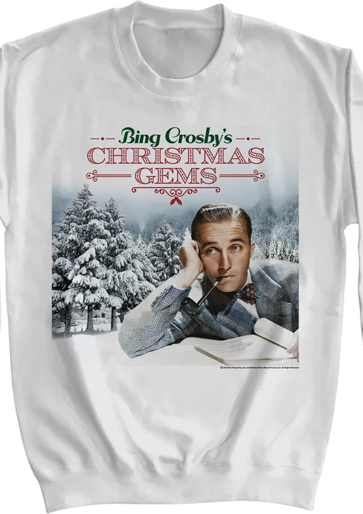 Christmas Gems Bing Crosby Sweatshirt - main product image