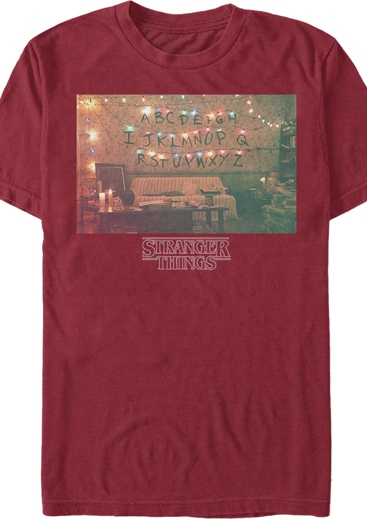 Christmas Lights Stranger Things T-Shirt - main product image