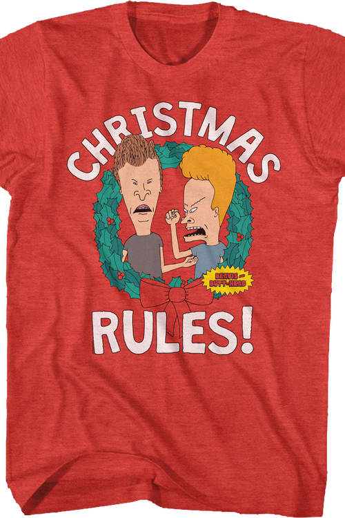 Christmas Rules Beavis And Butt-Head T-Shirt - main product image