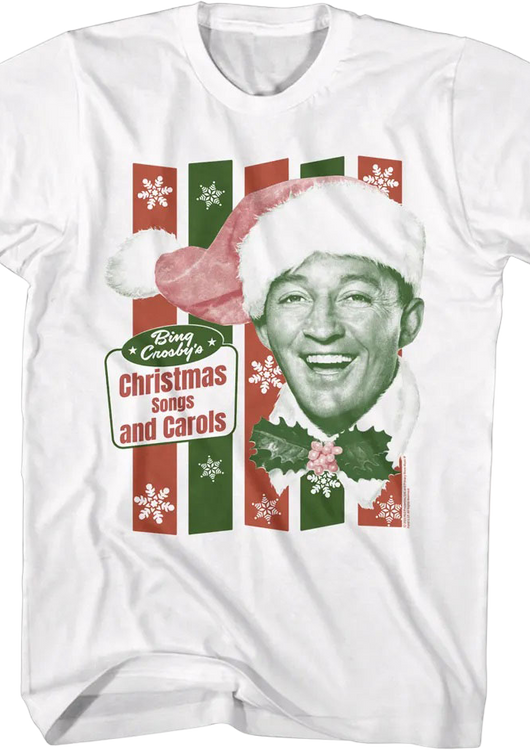 Christmas Songs And Carols Bing Crosby T-Shirt - main product image