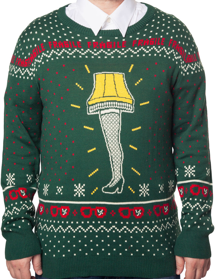 Christmas Story Leg Lamp Sweatermain product image