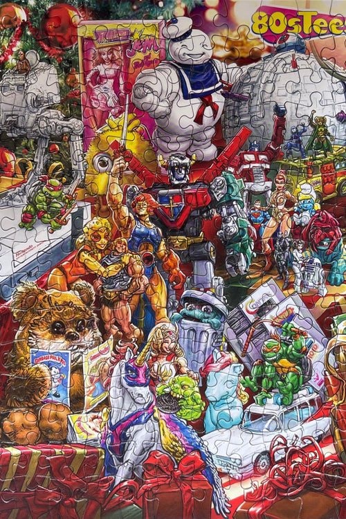 Classic Christmas Toys 80sTees.com Puzzlemain product image