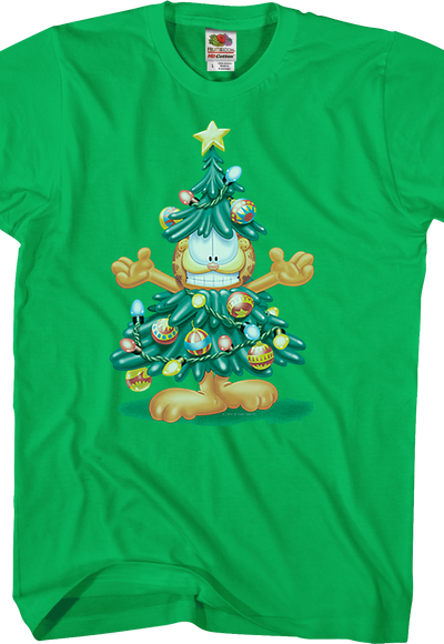 Christmas Tree Garfield T-Shirt