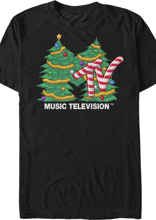 Christmas Tree Logo MTV T-Shirt - main product image