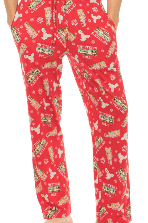 Christmas pajama leggings hot sale