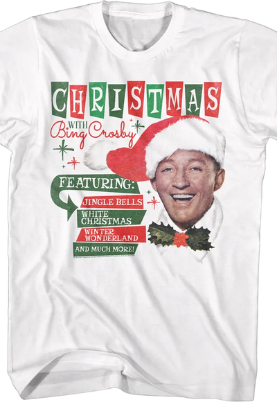Christmas With Bing Crosby T-Shirt