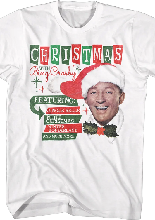 Christmas With Bing Crosby T-Shirt - main product image