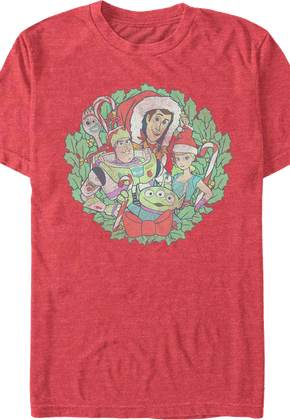 Christmas Wreath Toy Story T-Shirt