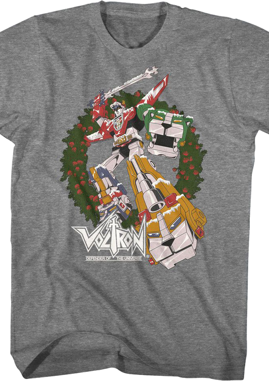 Christmas Wreath Voltron T-Shirt - main product image