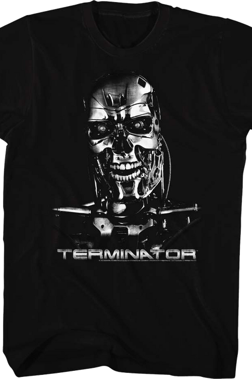 Chrome Endoskeleton Terminator T-Shirtmain product image