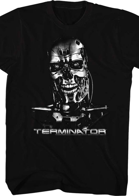 Chrome Endoskeleton Terminator T-Shirt - main product image