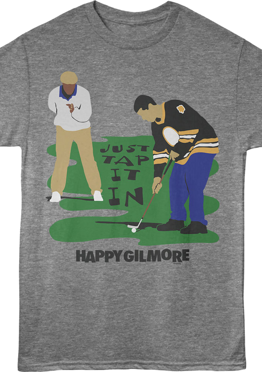 Chubbs & Happy Just Tap It In Happy Gilmore T-Shirt - main product image