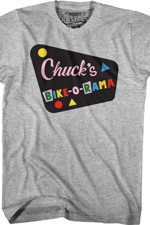Chuck's Bike-O-Rama Pee-Wee's Big Adventure T-Shirt - main product image