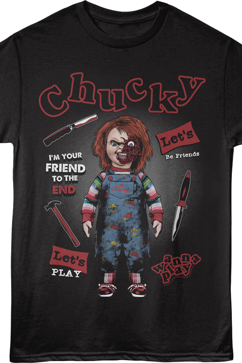 Chucky Let's Play Child's Play T-Shirtmain product image
