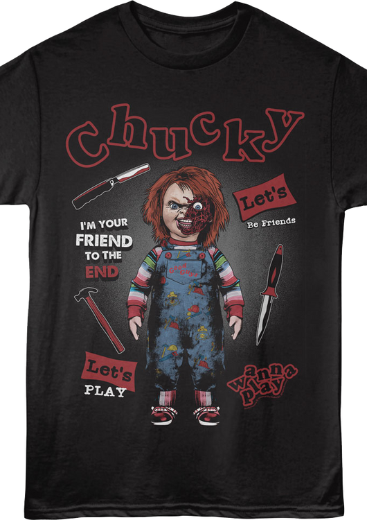 Chucky Let's Play Child's Play T-Shirt - main product image