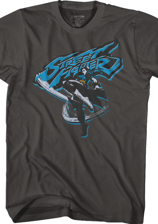 Chun-Li Kick Street Fighter T-Shirt - main product image