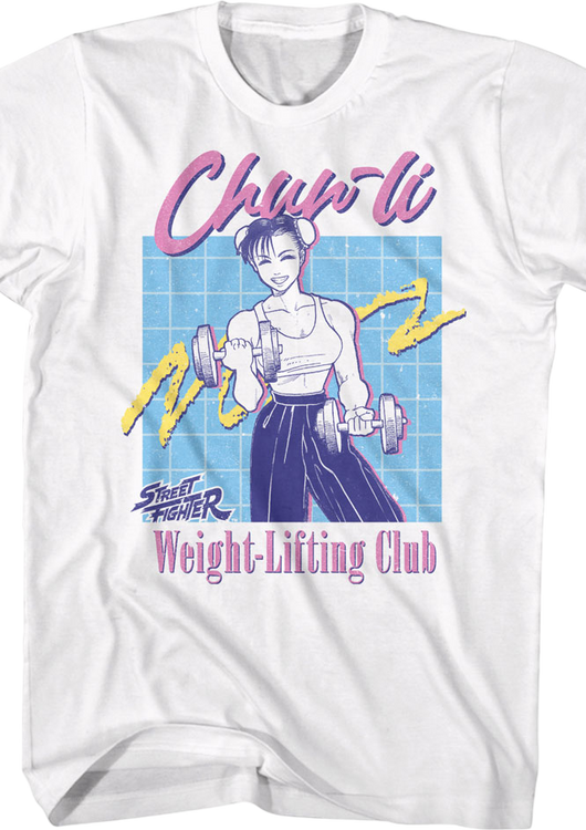 Chun-Li Weight-Lifting Club Street Fighter T-Shirt - main product image