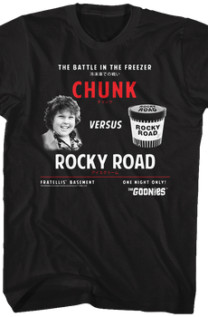 Chunk Versus Rocky Road Goonies T-Shirt