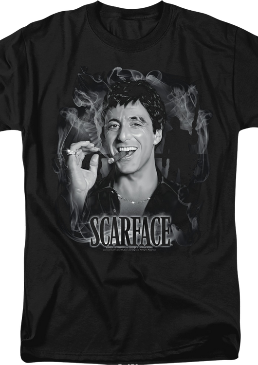 Cigar Smoke Scarface T-Shirt - main product image