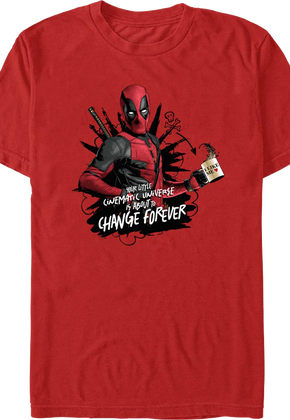 Cinematic Universe Deadpool & Wolverine Marvel Comics T-Shirt