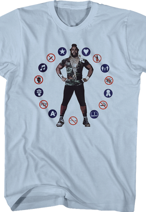 Circle of Symbols Mr. T Shirt