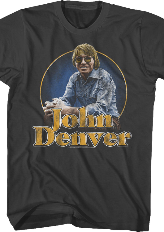 Circle Photo John Denver T-Shirt - main product image