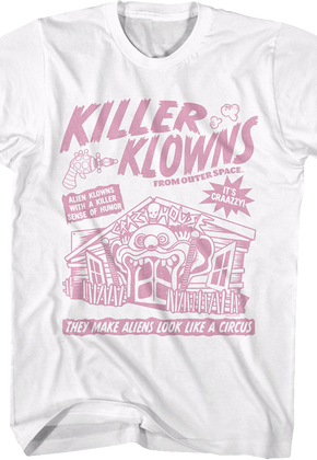 Circus Poster Killer Klowns From Outer Space T-Shirt