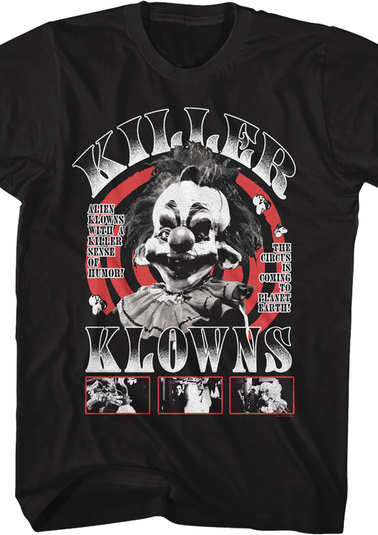 Circus Poster Killer Klowns From Outer Space T-Shirt - main product image