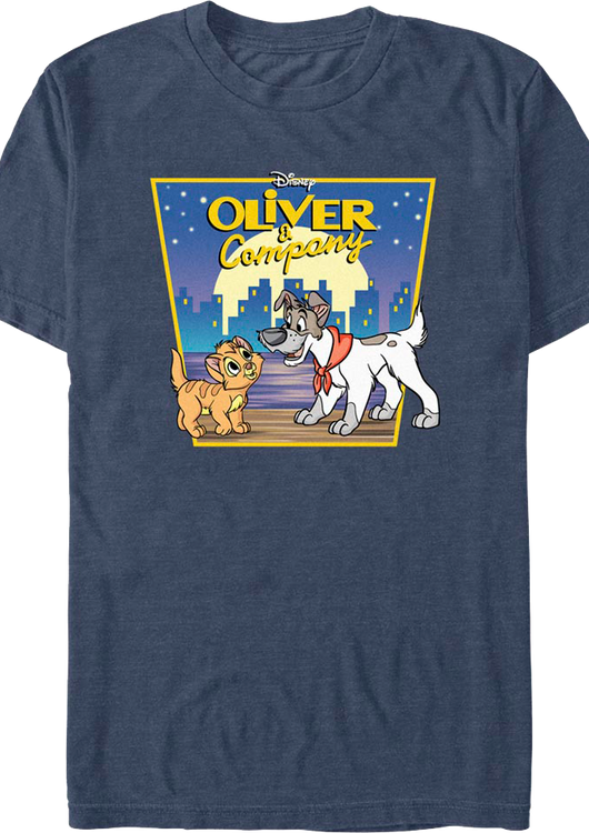 City Skyline Oliver and Company Disney T-Shirt - main product image