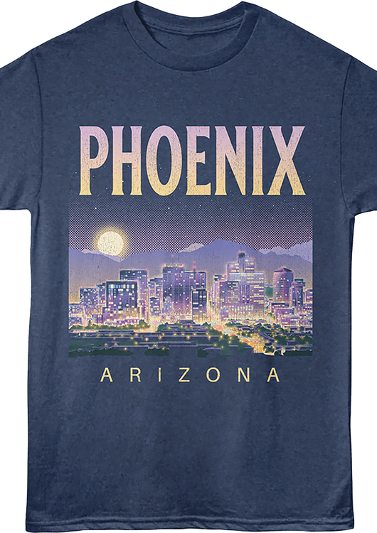 City Skyline Phoenix Arizona T-Shirt - main product image