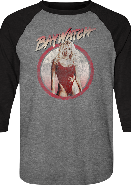 CJ Parker Baywatch Raglan Baseball Shirt - main product image