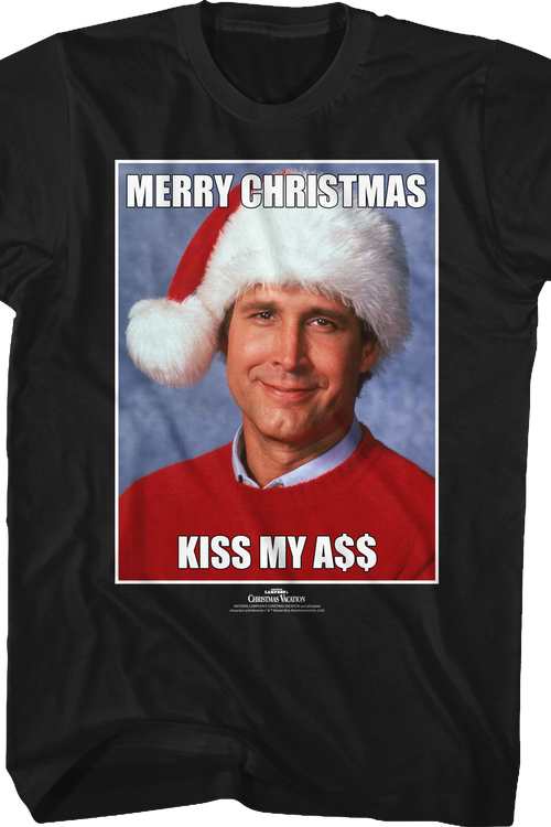 Clark Griswold Kiss My Ass Christmas Vacation T-Shirt - main product image