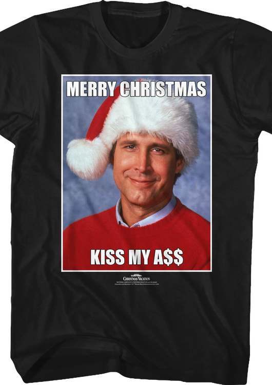 Clark Griswold Kiss My Ass Christmas Vacation T-Shirt - main product image