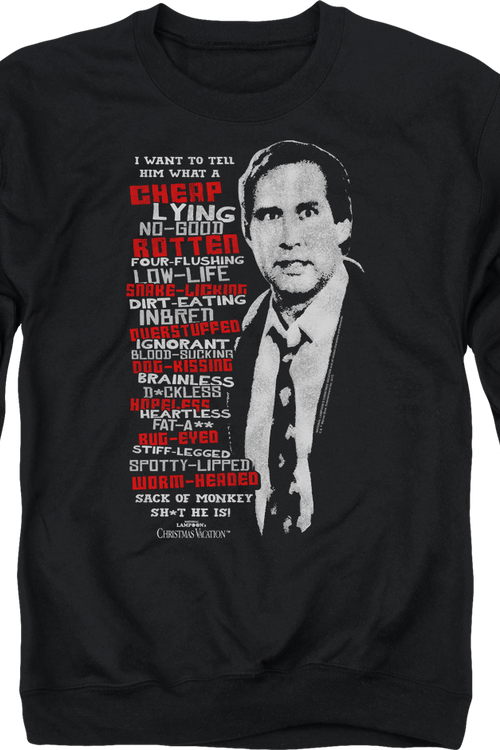 Clark Griswold Rant Christmas Vacation Sweatshirtmain product image