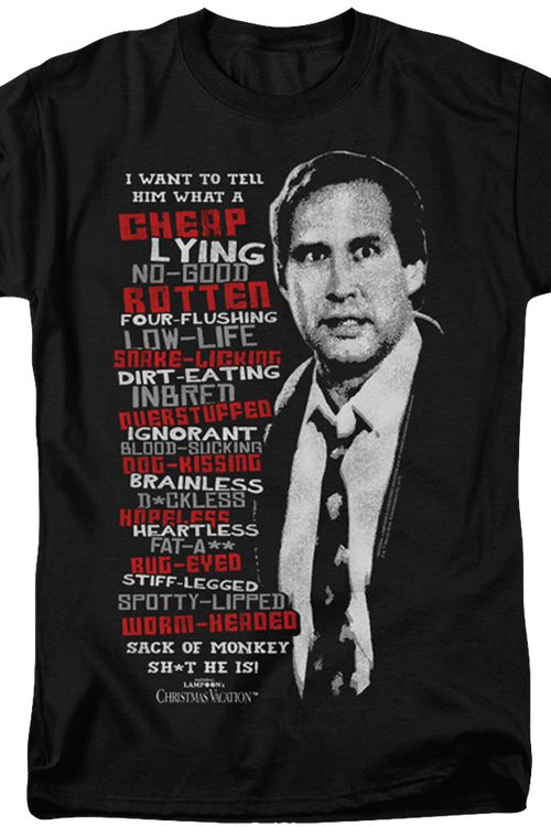 Clark Griswold Rant Christmas Vacation T-Shirtmain product image