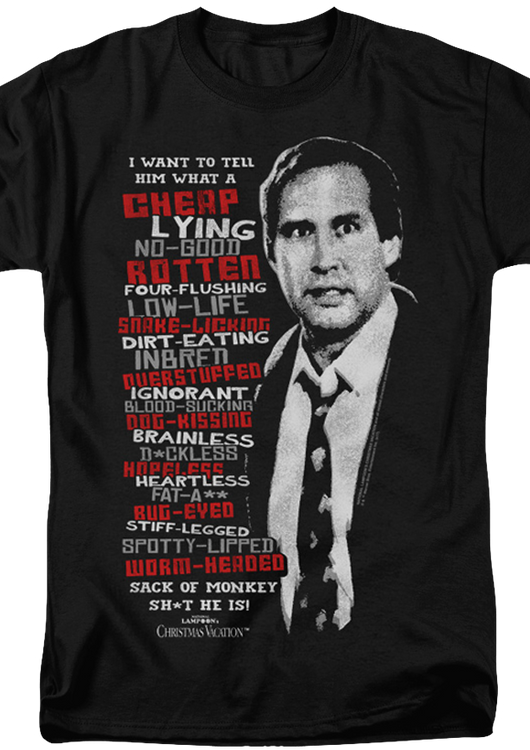 Clark Griswold Rant Christmas Vacation T-Shirt - main product image