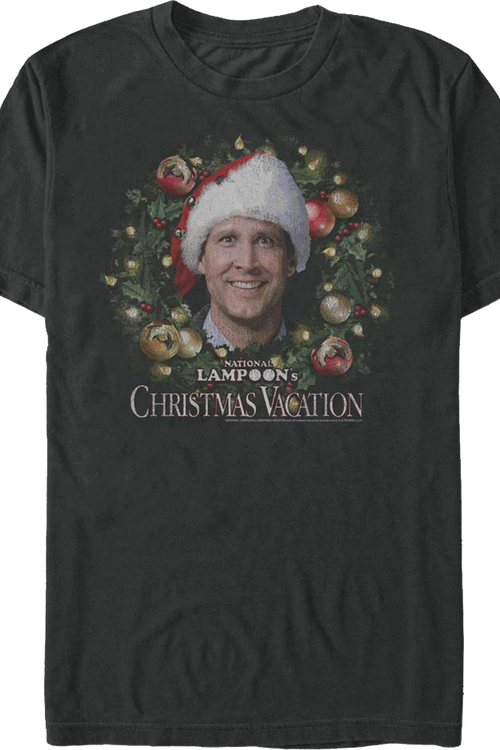 Clark Griswold Wreath Christmas Vacation T-Shirtmain product image