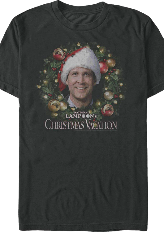 Clark Griswold Wreath Christmas Vacation T-Shirt - main product image