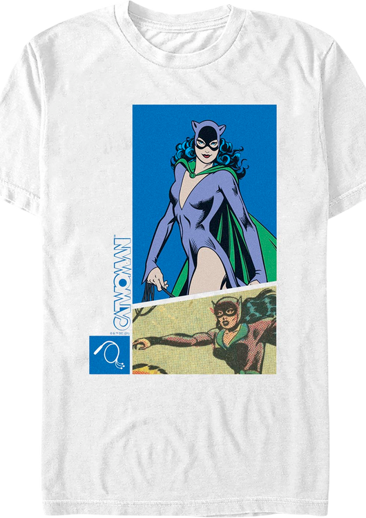 Retro Catwoman Panels DC Comics T-Shirt - main product image