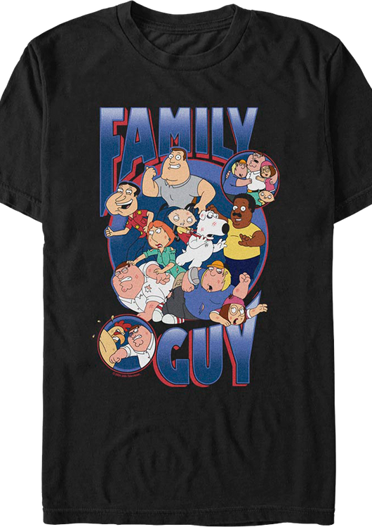 Classic Characters Family Guy T-Shirt - main product image