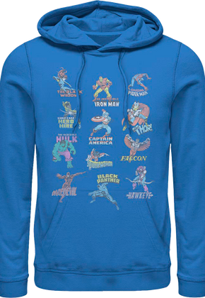 Classic Characters Marvel Comics Hoodie