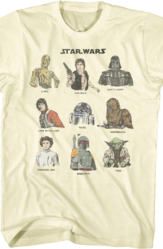 Classic Characters Star Wars T-Shirt