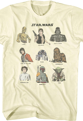 Classic Characters Star Wars T-Shirt