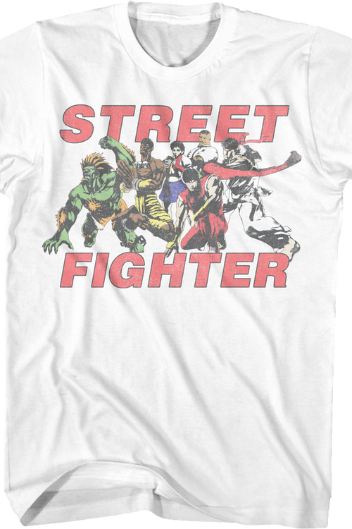 Classic Characters Street Fighter T-Shirt - main product image
