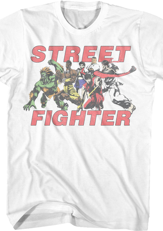 Classic Characters Street Fighter T-Shirt - main product image