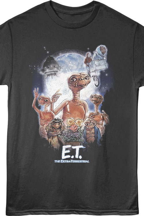 Classic Collage E.T. The Extra-Terrestrial T-Shirt - main product image