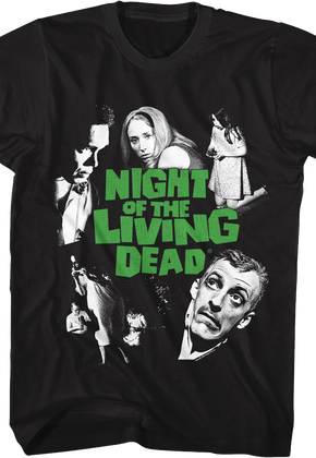 Classic Collage Night Of The Living Dead T-Shirt