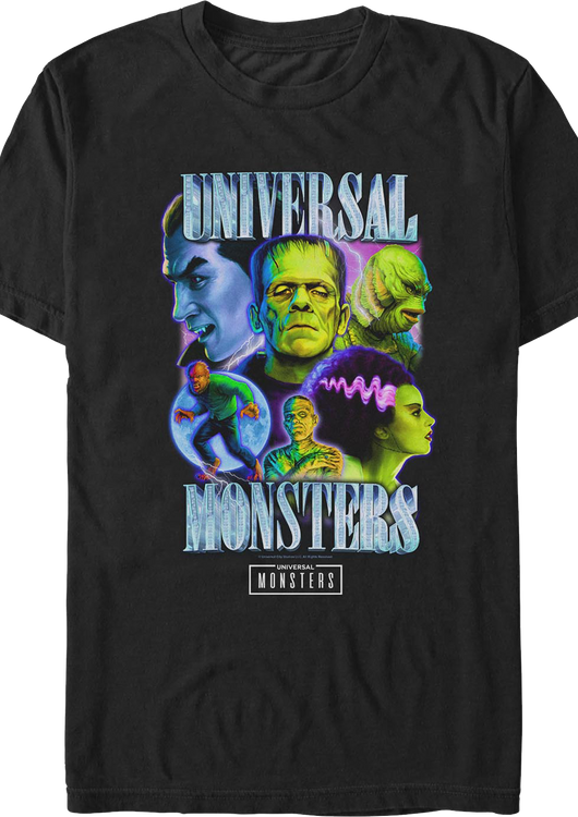 Classic Collage Universal Monsters T-Shirt - main product image