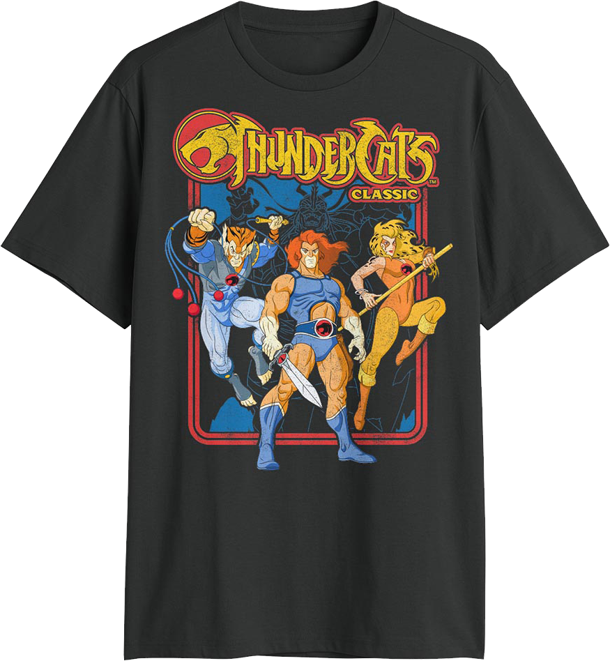 Classic Hero Poses ThunderCats T Shirt classic-hero-poses-thundercats-t-shirt