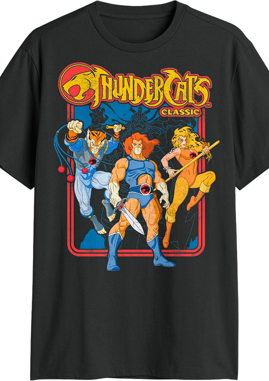 Classic Hero Poses ThunderCats T-Shirt - main product image
